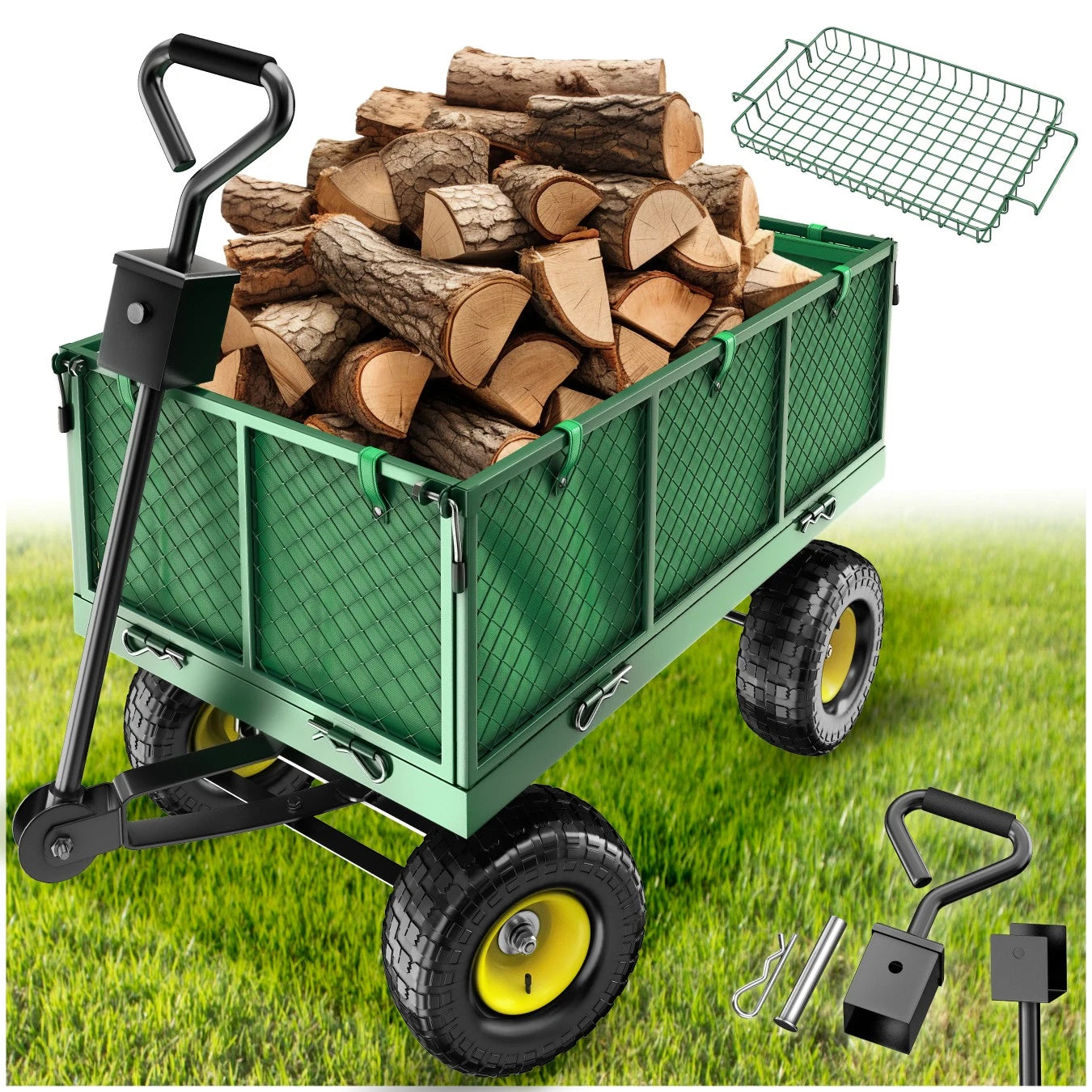 Bollerwagen XXL Handwagen 550 kg – Garten