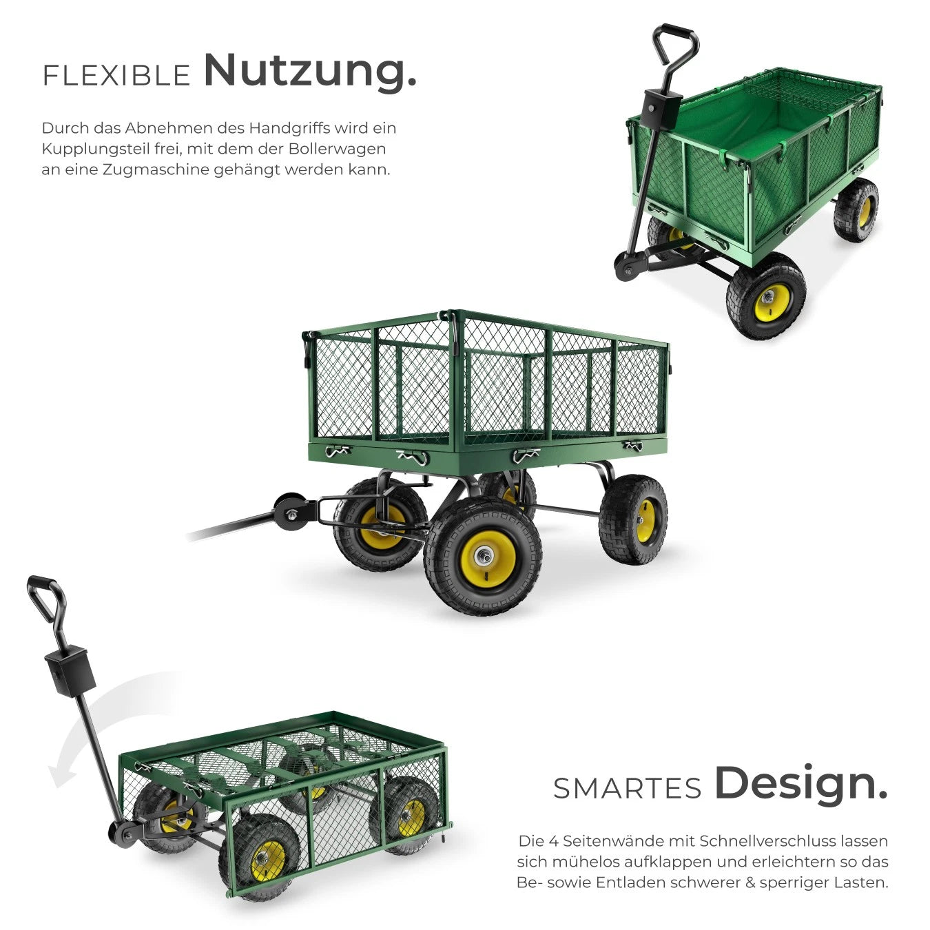 Bollerwagen XXL Handwagen 550 kg – Garten