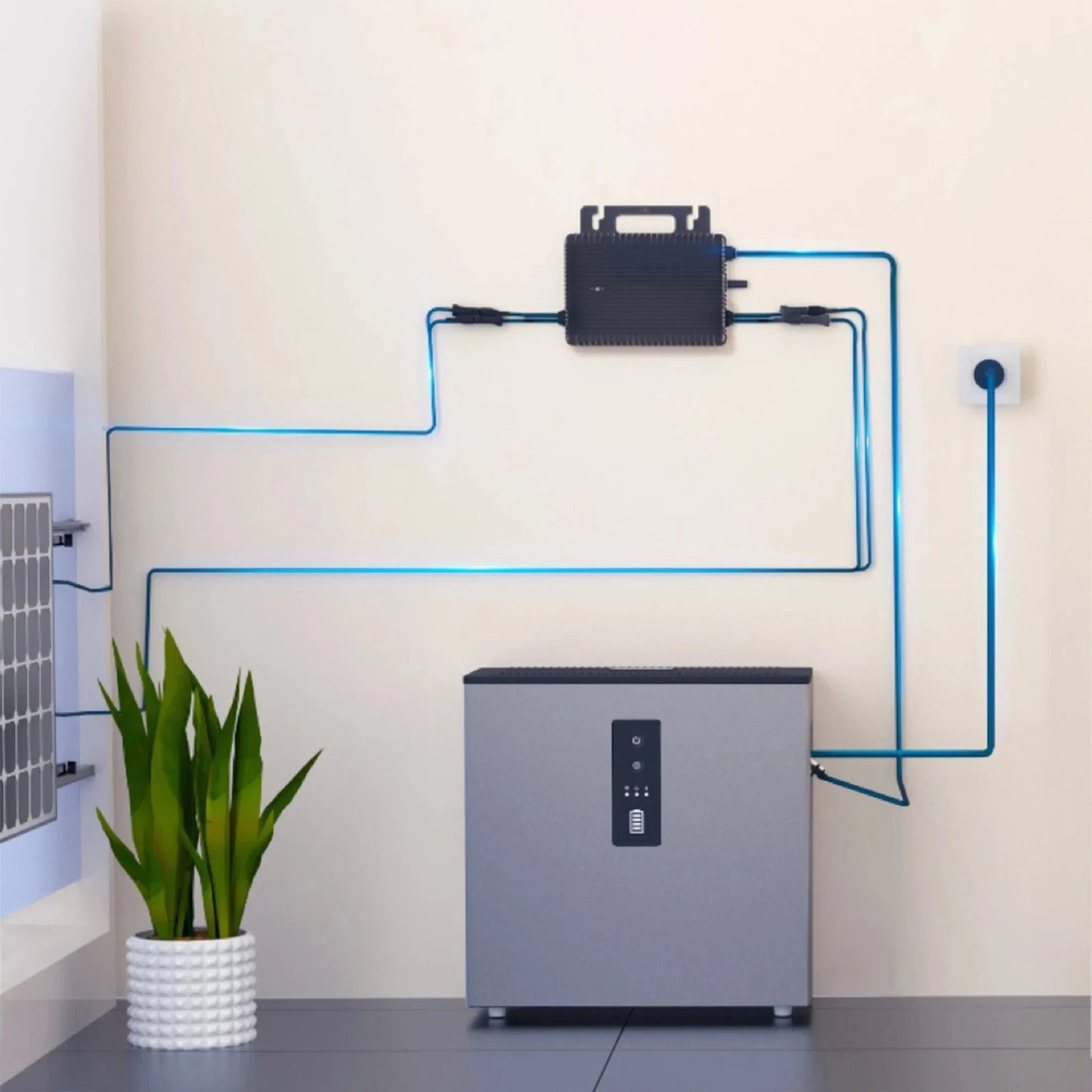 Hoymiles MS-A2 Speicherbatterie 2240Wh Balkonkraftwerk